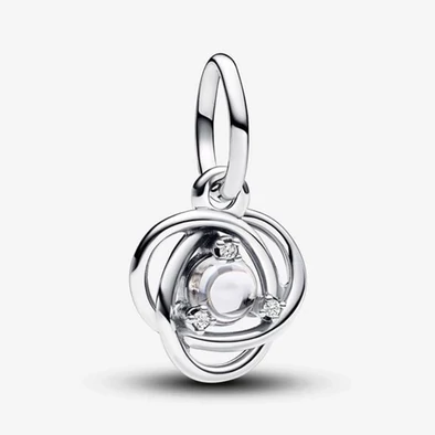 Pandora áprilisi áttetsző születésköves függő - 793125C04