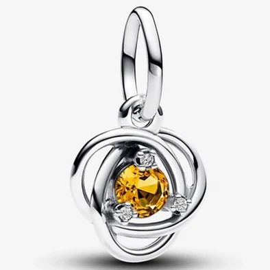 Pandora novemberi mézszínű születésköves függő - 793125C11