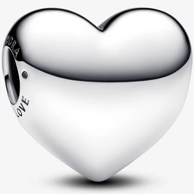 Pandora légy szeretet gravírozható ezüst nagy szív charm - 793440C00