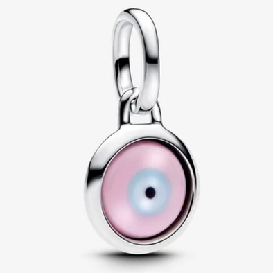 Pandora Gravírozható gonosz szem muranói üveg mini függő charm - 793693C00
