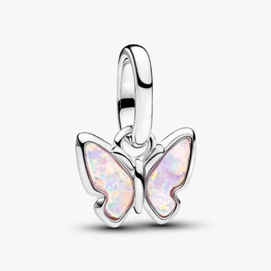 Pandora színes pillangó ezüst függő - 793825C01