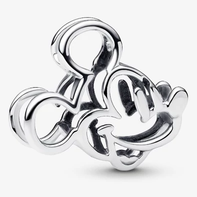 Pandora Disney Mickey egér áttört ezüst charm - 793907C00