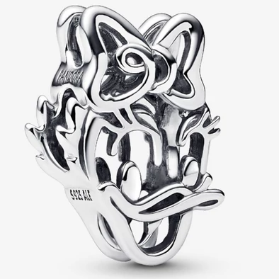 Pandora Disney Daisie kacsa áttört ezüst charm - 793910C00