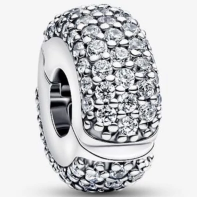 Pandora Pavé klip charm - 794032C01 Pandora Pavé klip charm - 794032C01