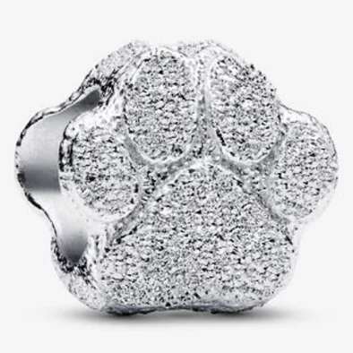 Pandora texturált mancs mini charm - 794043C00