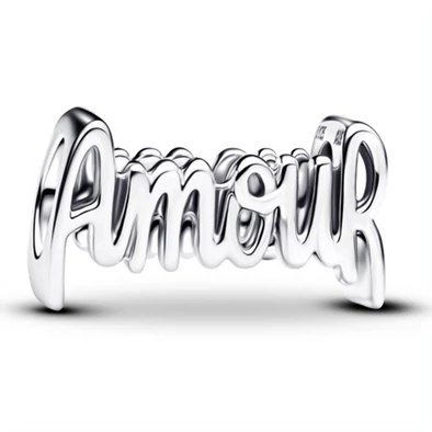 Pandora ezüst "AMOUR" charm  - 794426C00