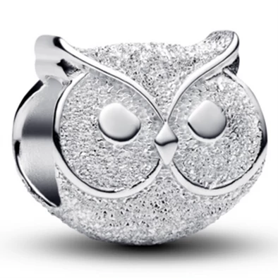 Pandora texturált bagoly charm  - 794525C00