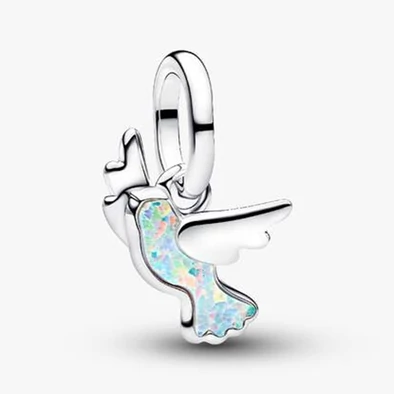 Pandora fehér galamb mini függő charm - 794566C01