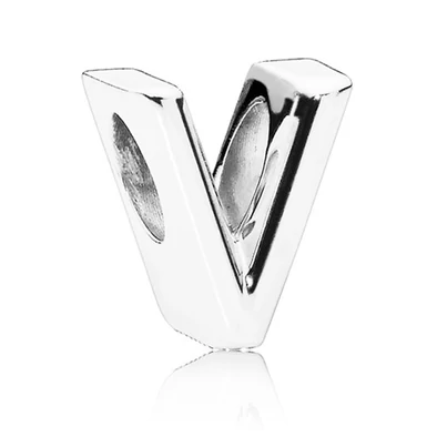 Pandora "V" betű charm - 797476