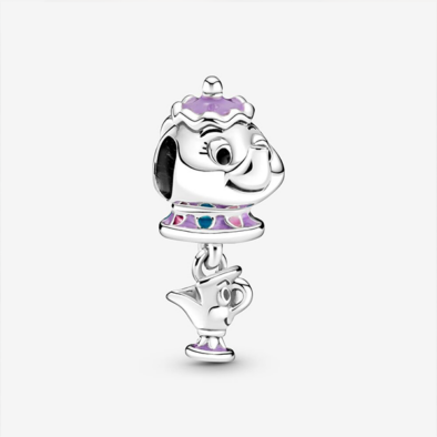 Pandora Disney Szépség és Szörnyeteg Mrs. Potts és Csészike függő - 799015C01