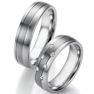 Collection Ruesch nemesacél & titán karikagyűrű - 68-06040-060WW