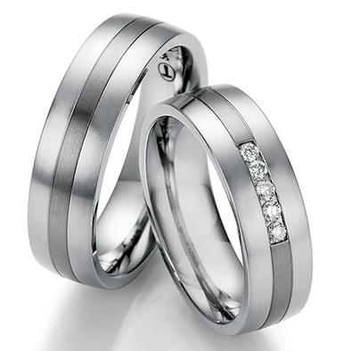 Collection Ruesch nemesacél & titán karikagyűrű - 68-06090-065WW