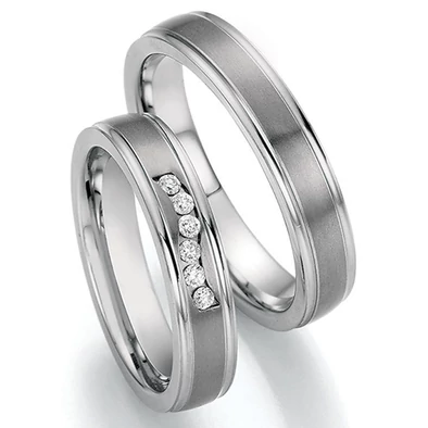 Collection Ruesch nemesacél & titán karikagyűrű - 68-06130-045WW