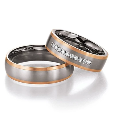 Collection Ruesch titán & arany karikagyűrű - 78-80070-060WR