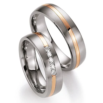 Collection Ruesch titán & arany karikagyűrű - 78-80110-055WR