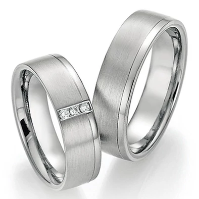 Collection Ruesch titán & platina karikagyűrű - 86-10010-062WW