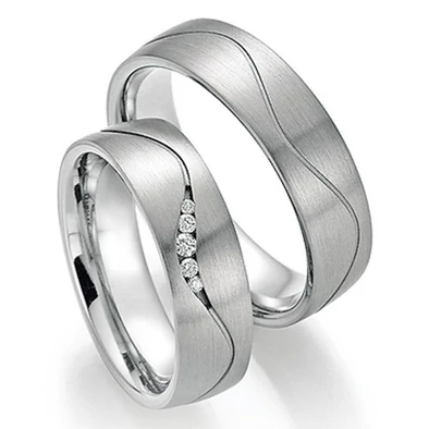 Collection Ruesch titán & platina karikagyűrű - 86-10030-060WW