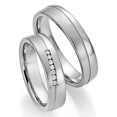 Collection Ruesch titán & platina karikagyűrű - 86-10070-050WW