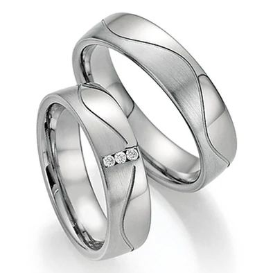 Collection Ruesch titán & platina karikagyűrű - 86-10090-055WW