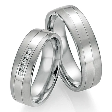 Collection Ruesch titán & platina karikagyűrű - 86-10150-060WW