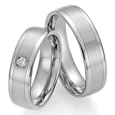 Collection Ruesch titán & platina karikagyűrű - 86-10170-060WW