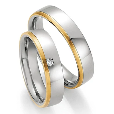 Collection Ruesch nemesacél & arany karikagyűrű - 88-01850-050WY