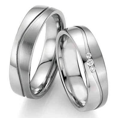 Collection Ruesch nemesacél karikagyűrű - 88-20150-055W