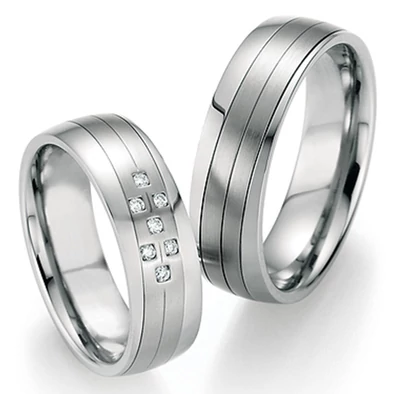 Collection Ruesch nemesacél karikagyűrű - 88-20170-065W