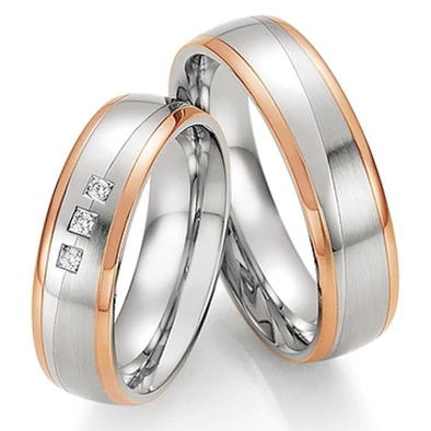 Collection Ruesch nemesacél & arany karikagyűrű - 88-60150-060WR