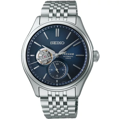 Seiko férfi óra - SPB527J1 - Presage Classic Open Heart in Ai-iro Japan Blue