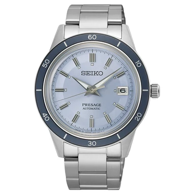 Seiko férfi óra - SRPL19J1 - Presage Style 60's European Exclusive in retro blue