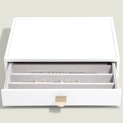Stackers fehér fiókos ékszertartó doboz - 75885