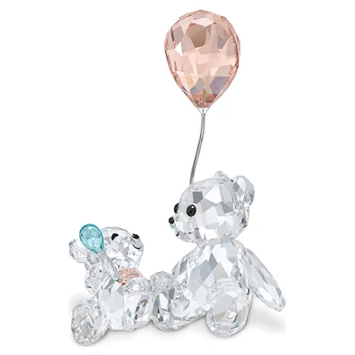 Swarovski My Little Kris Bear - anya gyermekével dísz - 5557542