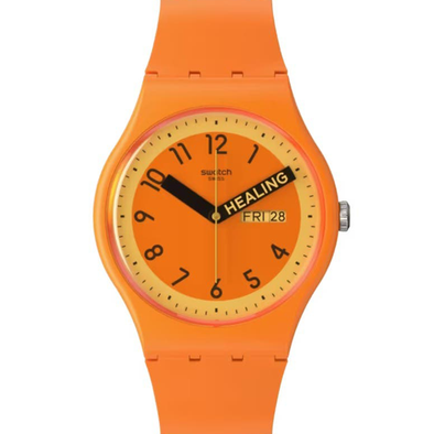 Swatch unisex óra  - SO29O700 - Proudly Orange