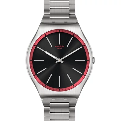 Swatch férfi óra - SS07S129G - Red Graphite