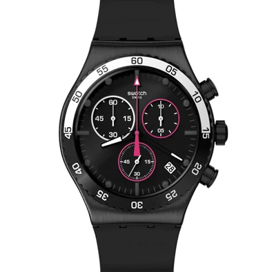 Swatch férfi óra - YVB413 - Magenta at Night
