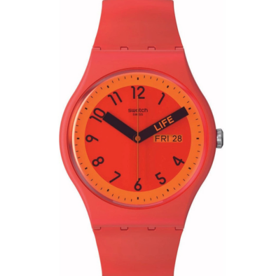 Swatch unisex óra  - SO29R705 - Proudly Red