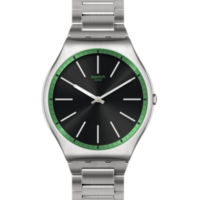 Swatch férfi óra - SS07S128G - Green Graphite
