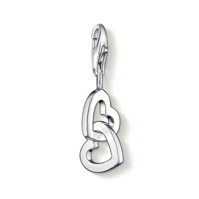 Thomas Sabo szívek charm - 0773-001-12