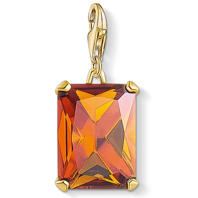 Thomas Sabo narancs kő charm - 1840-472-8