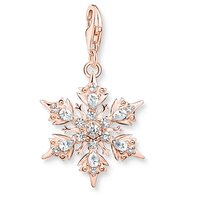 Thomas Sabo rozé hópehely charm - 1903-416-14 Thomas Sabo rozé hópehely charm - 1903-416-14