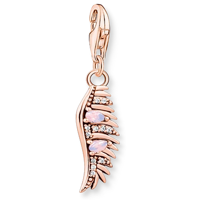 Thomas Sabo rozé főnix toll charm - 1906-323-9