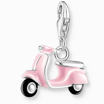 Thomas Sabo rózsaszín robogó charm - 1992-007-9