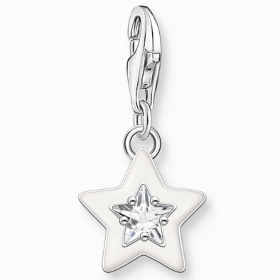 Thomas Sabo fehér csillag charm - 2044-041-14