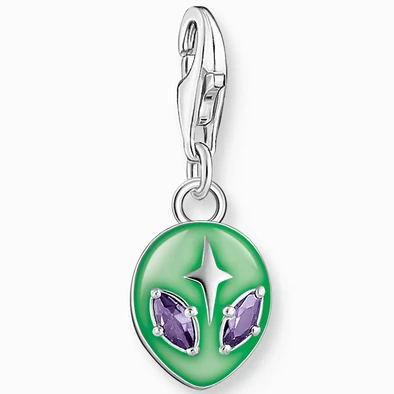 Thomas Sabo zöld ufo charm - 2050-041-6
