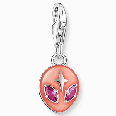 Thomas Sabo narancssárga ufo charm - 2052-042-10 Thomas Sabo narancssárga ufo charm - 2052-042-10