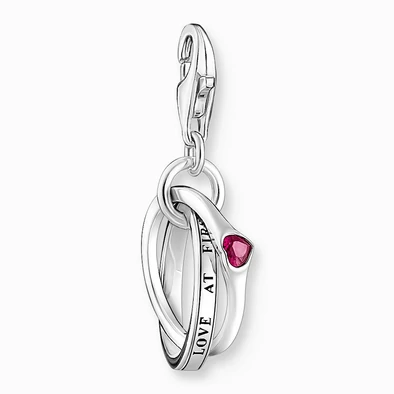Thomas Sabo dupla karikagyűrű charm - 2070-639-10
