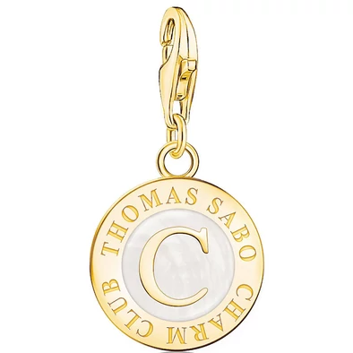 Thomas Sabo Charmista Coin aranyozott charm - 2095-427-14 Thomas Sabo Charmista Coin aranyozott charm - 2095-427-14