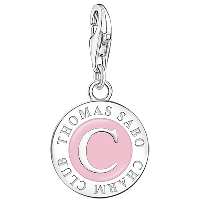 Thomas Sabo rózsaszín Charmista Coin charm - 2096-007-9