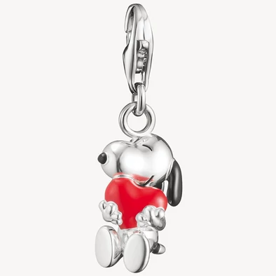 Thomas Sabo szívet ölelő Snoopy PEANUTS charm - 2226-664-10 Thomas Sabo szívet ölelő Snoopy PEANUTS charm - 2226-664-10